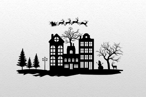3D Christmas House Design for Premium Projects