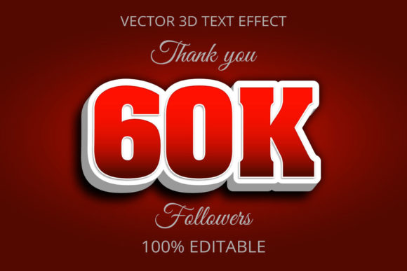 60k Creative 3D Text Effect Design: A Time-Saving Tool for Graphic Designers