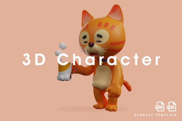 How 3D Cat Cartoon Design with Cup of Coffee Enhances Modern Creative Workflows