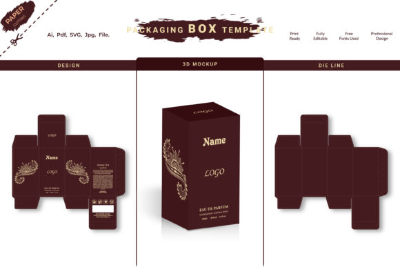 Luxury Perfume 3D Box Packaging Design: A Creative and Practical Resource for Modern Brands