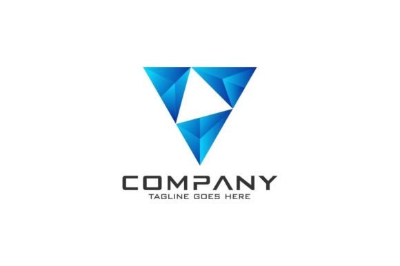 Modern 3D Triangle Logo Design: A Bold Visual Statement