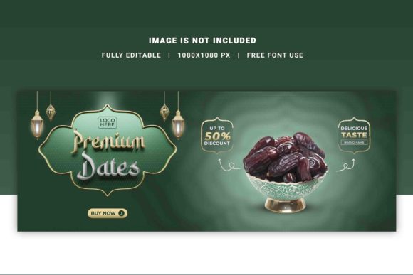 Premium Dates 3D Facebook Cover Design