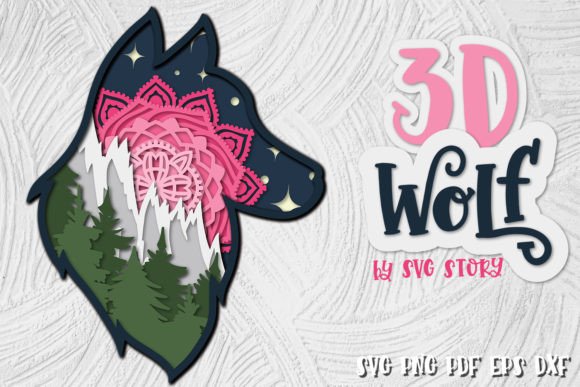 Revolutionizing Creative Design: The 3D Wolf Layered Design Silhouette and Its Impact on Modern Workflows