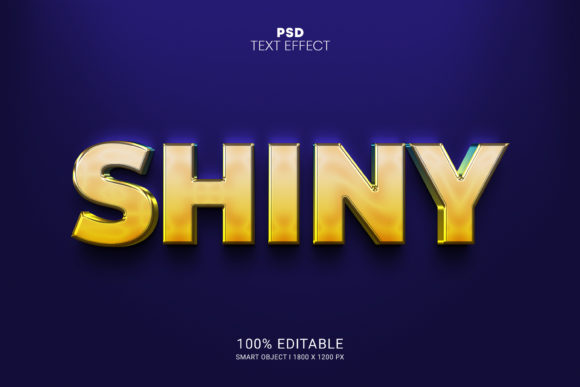 Shiny PSD 3D Text Effect Design: A Professional Tool for Eye-Catching Visuals